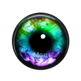 10pcs Dragon Eyes Cat Eye Glass Cabochons DIY Accessories