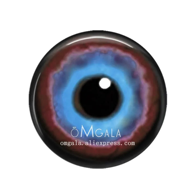 10pcs Dragon Eyes Cat Eye Glass Cabochons DIY Accessories