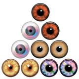 10pcs Dragon Eyes Cat Eye Glass Cabochons DIY Accessories