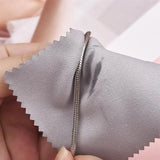 Silver Polishing Cloth Set Jewelry Cleaning Soft Wipe