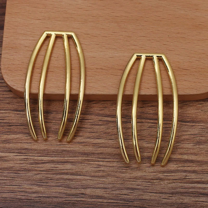 10pcs Hair Comb Alloy Hairpin Bridal Headwear Wedding Hair Jewelry
