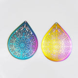 10pcs Stainless Steel Rainbow Charm Pendants Earring Findings DIY Jewelry