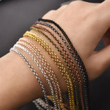10pcs Metal Lobster Clasps Necklace Chains Bulk DIY Jewelry Making Findings