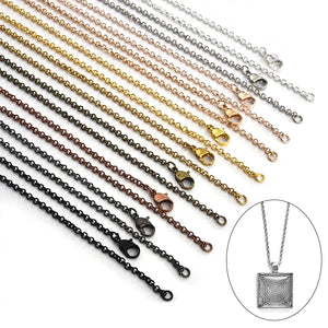 10pcs Metal Lobster Clasps Necklace Chains Bulk DIY Jewelry Making Findings