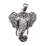 10x 55x47mm Lucky Elephant Pendant Charm Thai Elephant Retro Head Charm