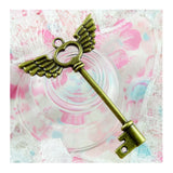 10pcs Vintage Key Charms Pendants 59.5*41.5MM for Jewelry Making