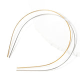 Metal Twist Headband Base Hairband Wire Rims Hoop DIY Bride Wedding Hair Jewelry