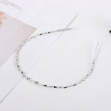 Metal Twist Headband Base Hairband Wire Rims Hoop DIY Bride Wedding Hair Jewelry