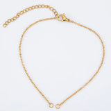 Adjustable Stainless Steel Bracelet Chains DIY Lobster Clasp Chain