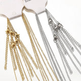 10pcs Stainless Steel O Shape Chain with Lobster Clasps Necklace Chains