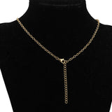 Stainless Steel O Shape Necklace Chains for DIY Jewelry Making, 10pcs/5pcs