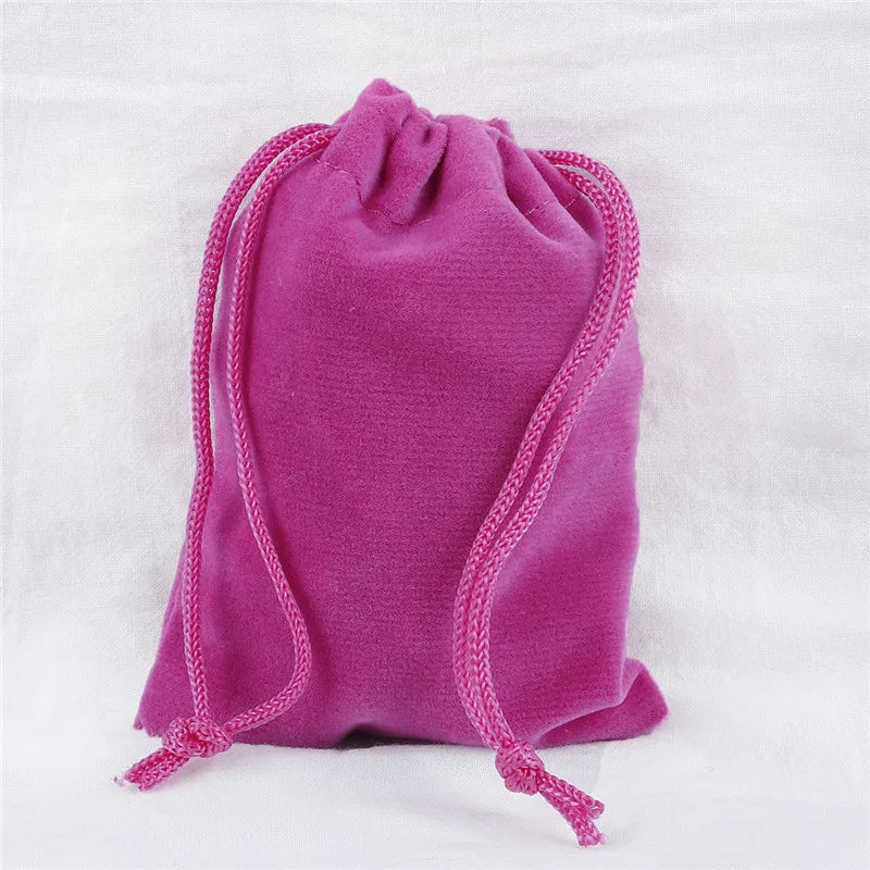 10pcs Velvet Bags Drawstring Pouches Jewelry Gift Display Packing Bags