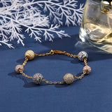 10pcs Brass CZ Beads for DIY Jewelry Making