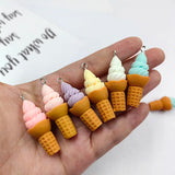 10pcs Ice Cream Charms for Jewelry Making DIY Earring Necklace Findings