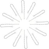 10pcs Stainless Steel Drop Earring Thread For DIY Tassel Earwires