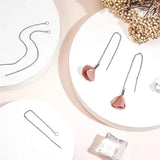 10pcs Stainless Steel Drop Earring Thread For DIY Tassel Earwires