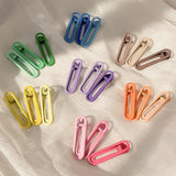 10pcs 60mm Candy Hair Clips Metal Square Hairpin Base for DIY Girls Kids