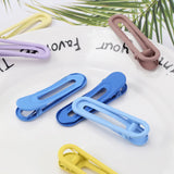 10pcs 60mm Candy Hair Clips Metal Square Hairpin Base for DIY Girls Kids