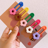 10pcs 60mm Candy Hair Clips Metal Square Hairpin Base for DIY Girls Kids