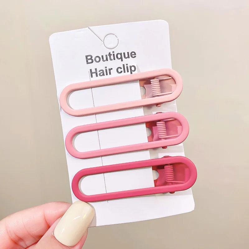 10pcs 60mm Candy Hair Clips Metal Square Hairpin Base for DIY Girls Kids