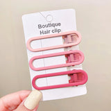 10pcs 60mm Candy Hair Clips Metal Square Hairpin Base for DIY Girls Kids