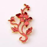 10pcs Metal Alloy Glaze Flowers Retro Bride Headwear Jewelry DIY Accessories