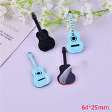 10pcs Guitar Arcylic Charms for DIY Earring Jewelry Making