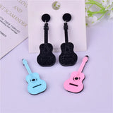 10pcs Guitar Arcylic Charms for DIY Earring Jewelry Making