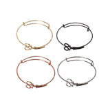 10pcs Adjustable Size Scissors Bangles for DIY Jewelry Making