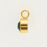 10pcs 6mm Stainless Steel Birthstones Charms Pendants for Jewelry Making