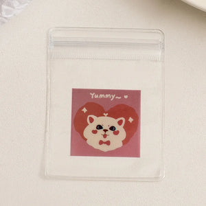 10pcs 6x8cm Small Anti-oxidation Jewelry Zip Bag