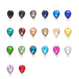 10pcs Water Drop Crystal Pendant Rhinestone for DIY Jewelry Making Supplies