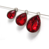 10pcs Water Drop Crystal Pendant Rhinestone for DIY Jewelry Making Supplies