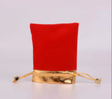 10pcs Velvet Drawstring Pouch Gift Bags Black/Red
