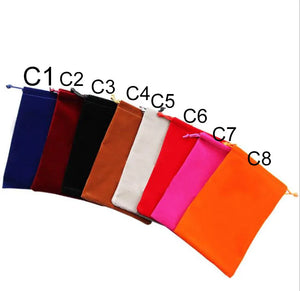 10pcs 7x9cm Velvet Bags Jewelry Packing Bags Christmas Gift Bags