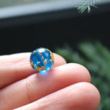 10pcs Ocean Foil Lampwork Beads for DIY Jewelry Making