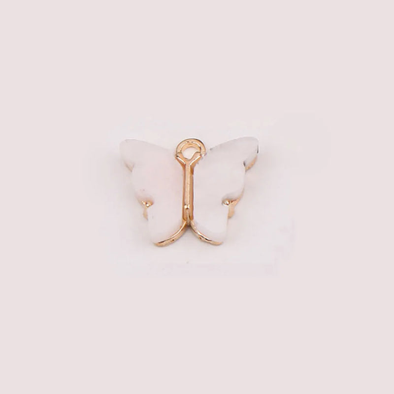 10pcs Animal Butterfly Charm Acrylic DIY Earrings Necklace Pendant