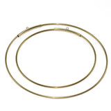 10pcs Raw Brass Dream Catcher Rings Findings 80/100mm