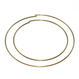 10pcs Raw Brass Dream Catcher Rings Findings 80/100mm