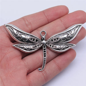10pcs Large Dragonfly Pendant Charms for Jewelry Making