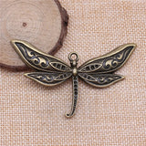 10pcs Large Dragonfly Pendant Charms for Jewelry Making
