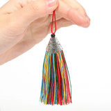 10pcs Colorful Silk Tassel for Jewelry DIY Earrings Making Bohemian Tassel