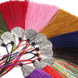 10pcs Colorful Silk Tassel for Jewelry DIY Earrings Making Bohemian Tassel
