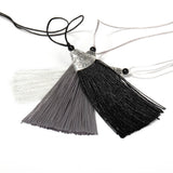 10pcs Colorful Silk Tassel for Jewelry DIY Earrings Making Bohemian Tassel