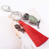 10pcs Polyester Silk Tassel for DIY Keychain Jewelry Making