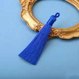 10pcs Polyester Silk Tassel for DIY Keychain Jewelry Making