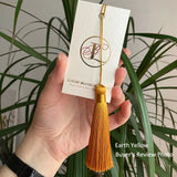 10pcs 8cm Tassel Earrings Polyester Silk Pendant Earring Charm Satin