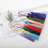 10pcs 8cm Tassel Earrings Polyester Silk Pendant Earring Charm Satin
