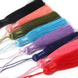 10pcs 8cm Tassel Earrings Polyester Silk Pendant Earring Charm Satin