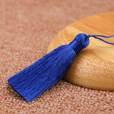 10pcs 8cm Tassel Earrings Polyester Silk Pendant Earring Charm Satin